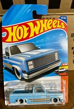 2025 Hot Wheels Light Blue '83 Chevy Silverado HW Hot Trucks 9/10