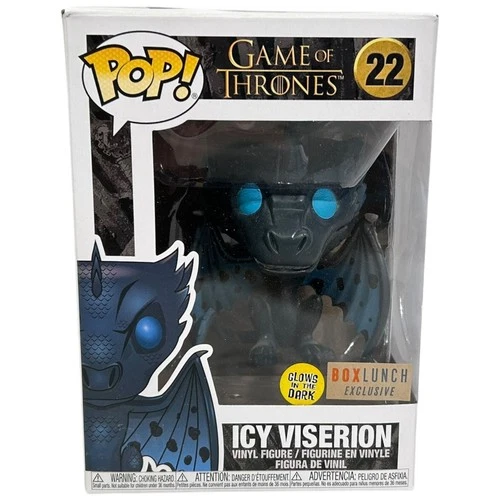 Funko POP Icy Viserion #22 Vinyl Figure Game Of Thrones Box Lunch Exclusive New