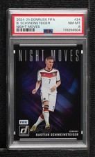 2024-25 Panini Donruss FIFA Night Moves Bastian Schweinsteiger #24 PSA 8 h0b