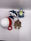 Vintage 1999 Burger King Toy - Pokemon Hitmonlee/ Poliwrath/ Blastoise/ Ball