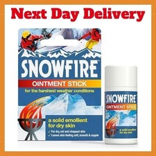 Snowfire Ointment Stick, Natural, Vegan, Cruelty Free, for Dry Skin,Emolient 18g
