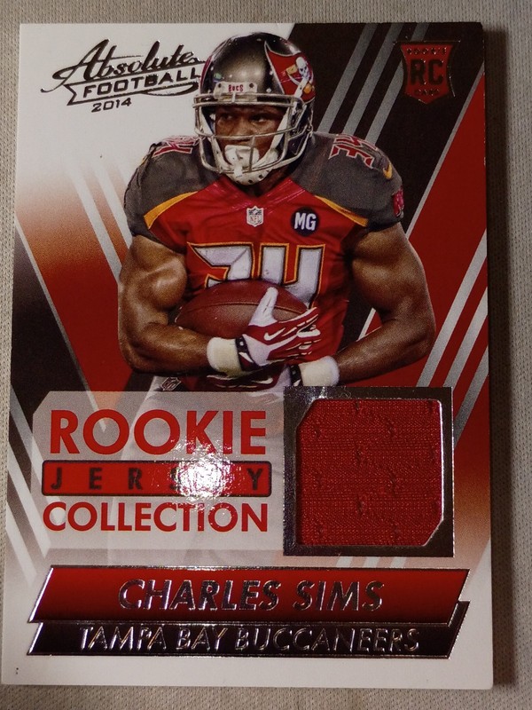 2014 Panini Absolute - Rookie Jersey Charles Sims #CS Collection (MEM, RC)
