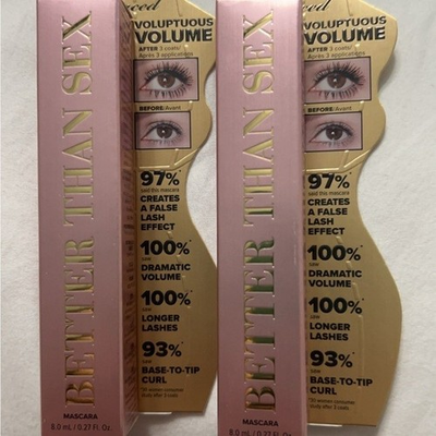 #ad Too Faced Better Than Sex Mascara Black 0.27oz 2 pack $20.00