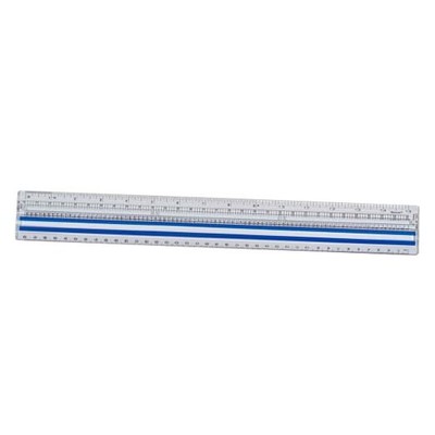   40711 Clear Data Processing Magnifying Ruler, 15 in 1-Pack