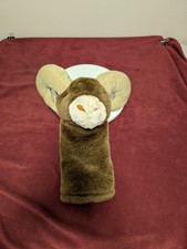 Noah's Golf Kingdom Plush Ram's Head Golf Club Cover