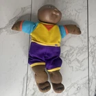 Vtg 1982 Coleco Cabbage Patch Doll African American Bald Baby Boy B11