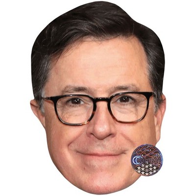 Stephen Colbert (Glasses) Maske aus Karton
