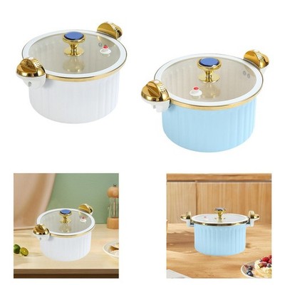 Herd Kochkochtopf Sloch Cooker und Essenwärmer 7L mit Deckel Easy Clean Hot Pot