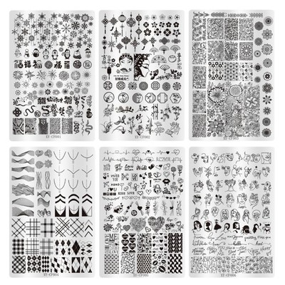 Practical Stainless Steel Nail Art Plate Nail Stamping for Creative Nail Styles