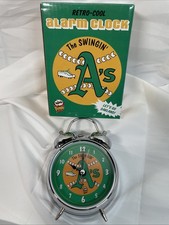 Oakland Athletics 2007 Giveaway - Retro Style  Alarm Clock The Swingin' A's Logo