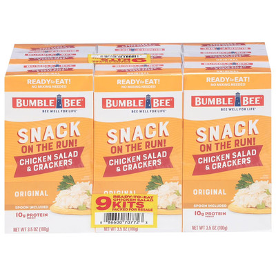 Bumble Bee Snack On The Run Chicken Salad Kits (3.5 oz., 9 pk.) Great Price