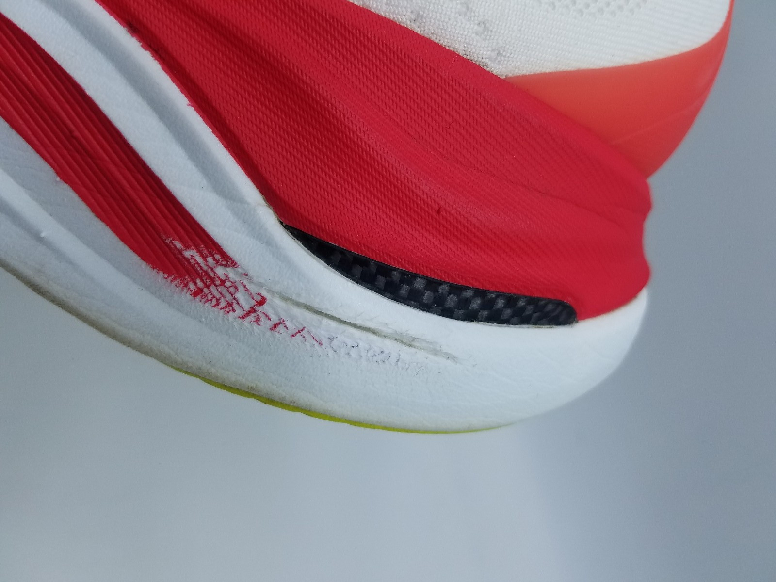 Hoka One One Skyward X Men's Size 10.5 D (Medium) Running Shoes White Red thumbnail 14