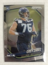 2025 Panini Prism #387 Grey Zabel RC Seattle Seahawks
