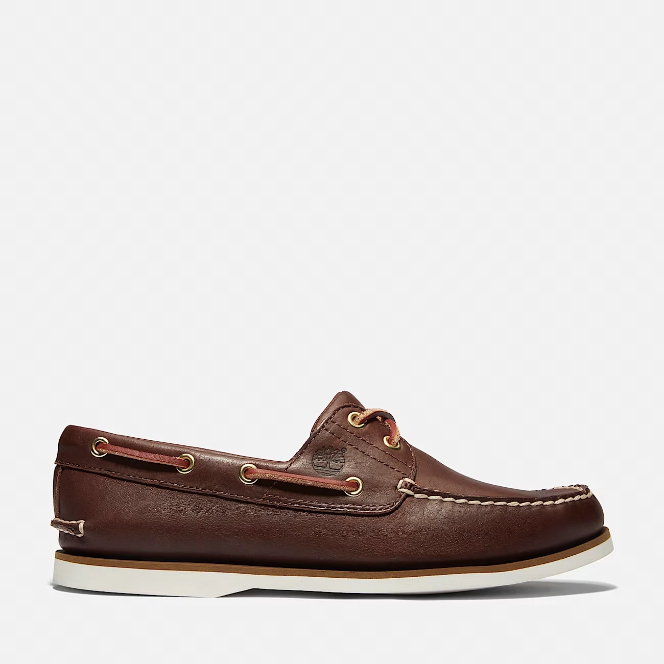 Timberland Classic 2-Eye Boat Shoes in Brown and White All Sizes Limited Stock