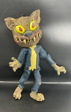 Vintage Paper Magic Group Latex Rubber Werewolf Wolf Man Figure Halloween 19”