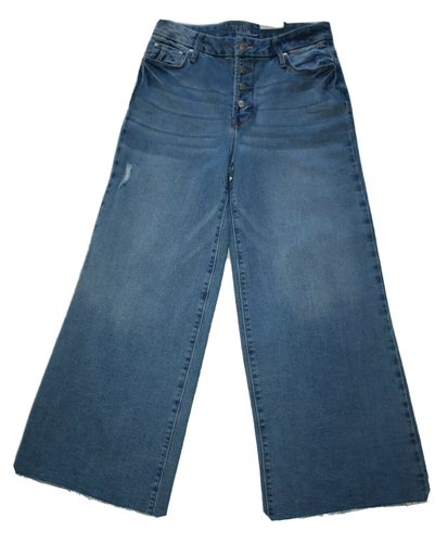 Time and Tru Women's Wide Leg Crop 