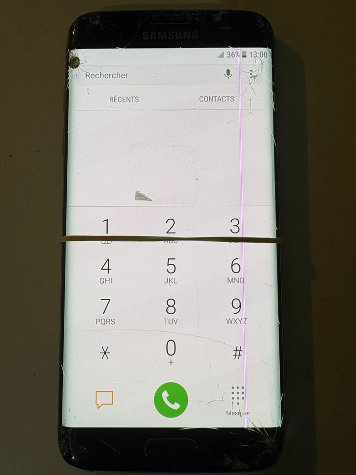Ecran complet Samsung Galaxy S7 Edge pour récupération de données - Photo 1/1