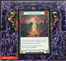 Flesh And Blood Fervent Forerunner Pitch(3) Standard Unl ARC184 Arcane Rising