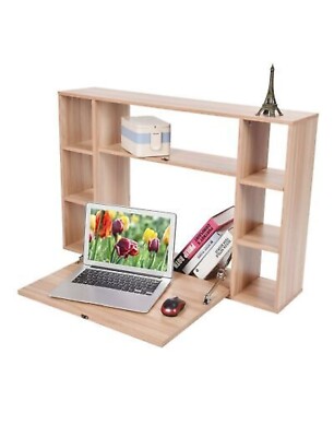 Computer Tisch-Wandmontage Computer Tisch Klappcomputer Schreibtisch Aufbewahrung...