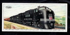 Vintage Advertisement General Motors 5400HP Freight Diesel Locomotive Train