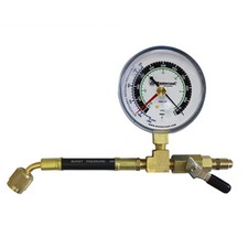 Mastercool 98067-R Analog Vacuum Gauge, 1/4 in. FL-F x M Control Valve