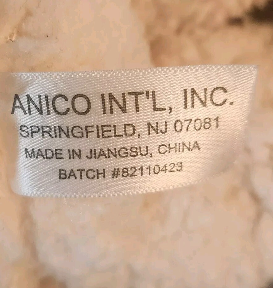 Stew Leonard's Singing Farmer COW 8" Anico Plush Toy Rare Advertising