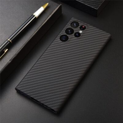 Slim Aramid Carbon Fiber Case Shockproof Cover For Samsung Galaxy S24 Ultra