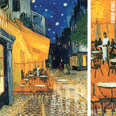 32w X40h Cafe De Nuit 18 By Vincent Van Gogh Terrace Aries France Canvas Ebay