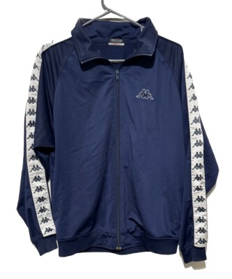 Kappa Mens Black Long Sleeve Full-Zip Track Jacket Size S | eBay