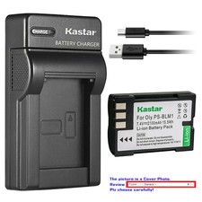 Kastar Battery Slim Charger for Olympus BLM-1 BLM-01 Olympus EVOLT E-510 E510