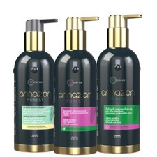 Kit Brscience Amazon Forest Progressive Thermal Sealing,Shampoo and Cond-3x250mL