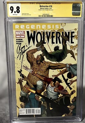 Wolverine #18 CGC 9.8 SIGNED BY ROY THOMAS - Regenesis (Yellow label) 1of 8 Cgc