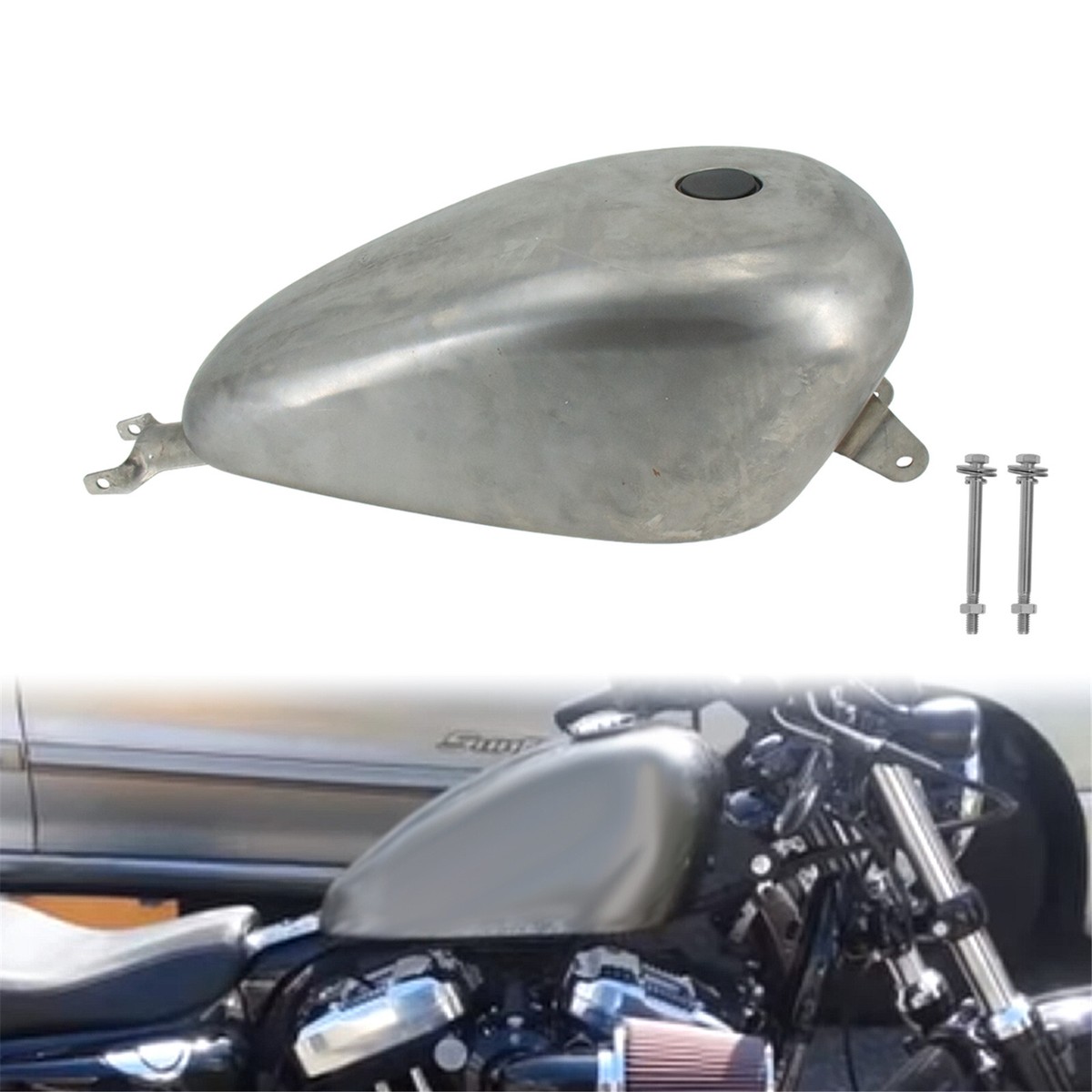 3.3 Gallon 12.5L Fuel Gas Tank For Harley Sportster XL 883 1200 48
