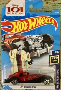 cruella de vil hot wheels