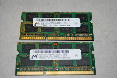 Memória Ram 4gb 2x2gb Ddr3 1066mhz Sodimm Pc3-8500 | Frete Grátis