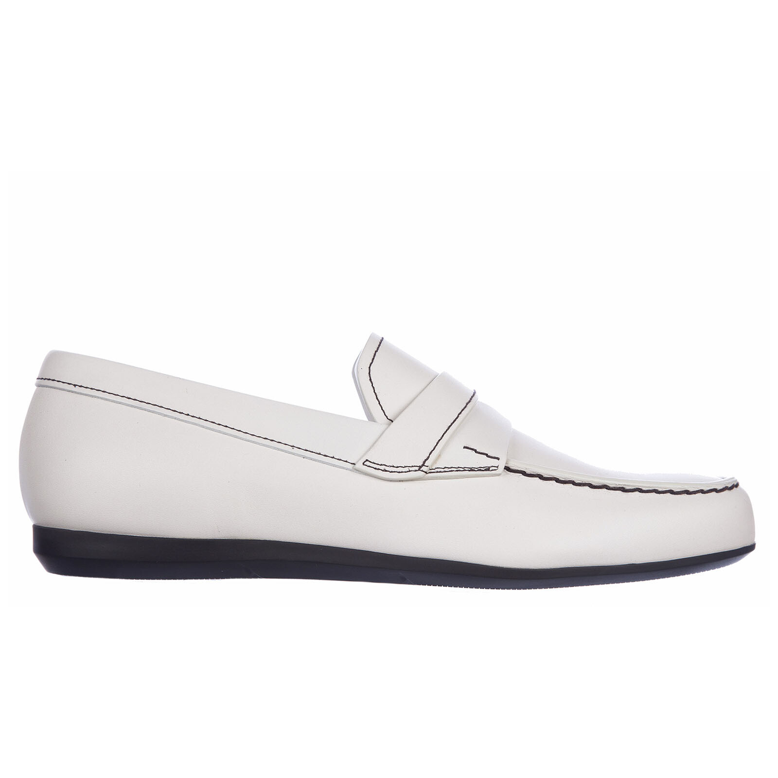 Prada mocassini uomo in pelle nuovo купить в Америке, лот 183972678020