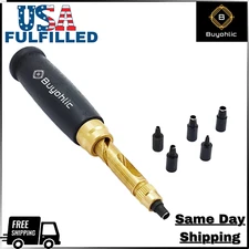 Adjustable Leather Hole Punch Tool Screw Punch Set Wood Handle-USA FULFILLED