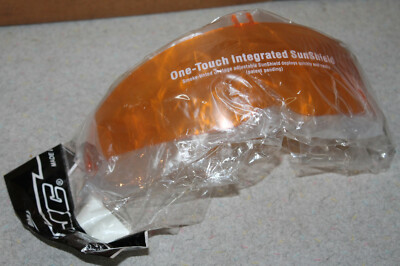 New HJC Amber Sun Shield for Motorcycle Helmet 60-1034P Visor Lens SYMAX2/3