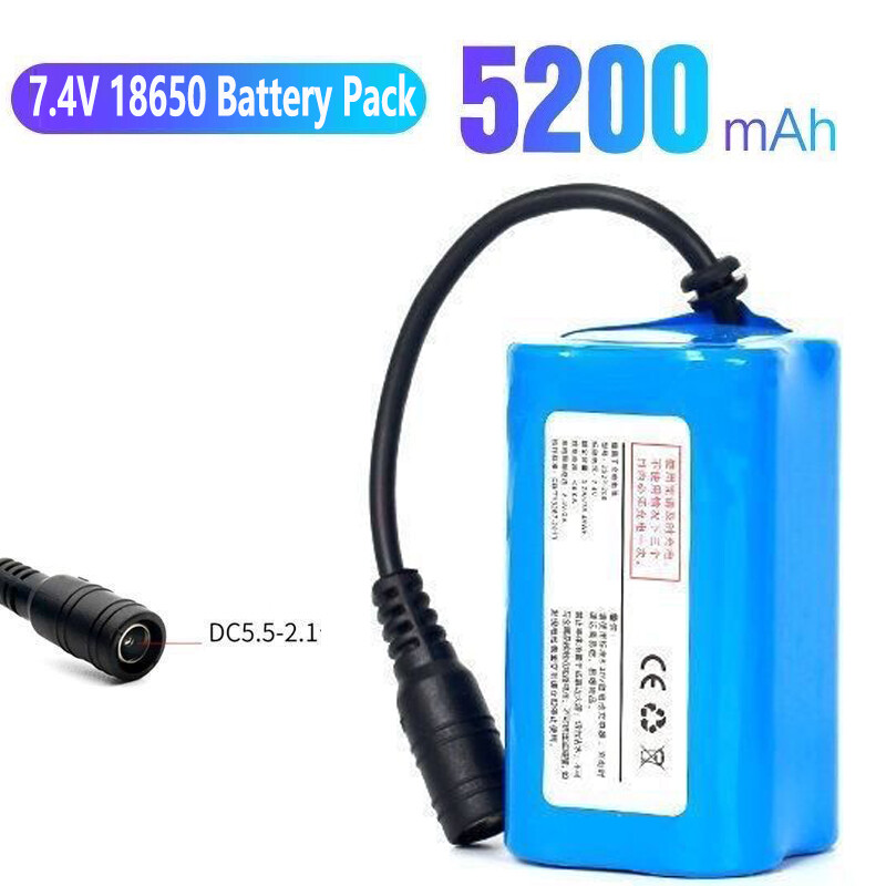 RC-nestbootbatterij, Oplaadbare 12000mAh 7.4V-batterij voor Nestboot Aasboten RC-nestbootbatterij, Oplaadbare 12000mAh 7.4V-batterij voor Nestboot Aasboten