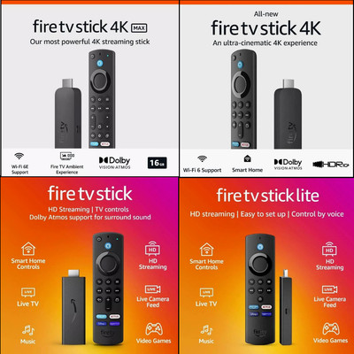 Amazon Fire TV Stick 4k MAX - 4k 2023 - Fire Stick Lite - Fire Stick 3. Gen NEU