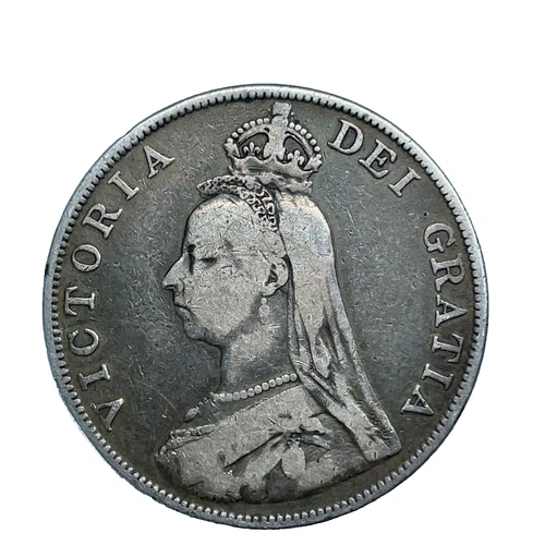 1889 Victoria Double Florin — photo from the most recent tracked eBay sale