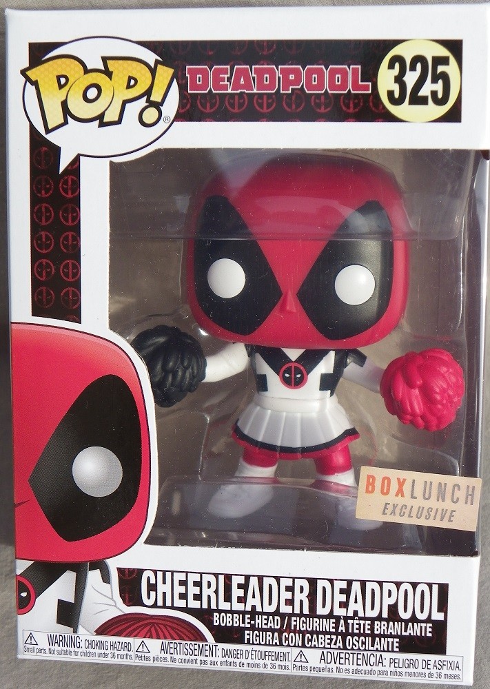 CHEERLEADER DEADPOOL box lunch exclusivité Pop funko VINYL FIGURINE n