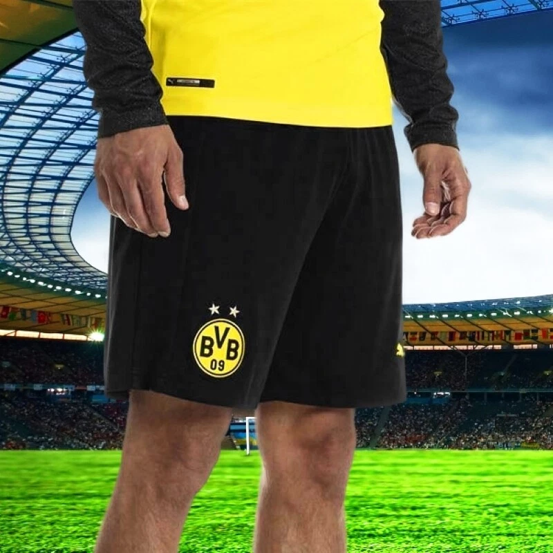PUMA Bvb 09 Shorts Football Tracksuit Bottoms Sports Pants Men s