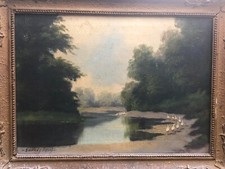 Sparkling lake - Hungarian artist - Landscape