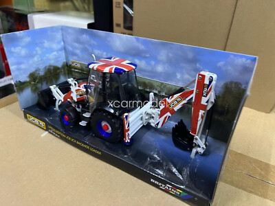 1/32 Scale JCB 3CX Backhoe Loader Diecast Model kds toys Gift Collection in  box