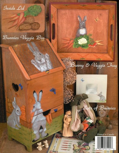 Garden Patch V1 Decorative Tole Painting BK by Irene Laycock NEW - Picture 4 of 4