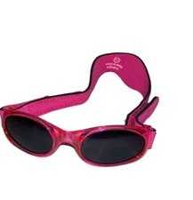 Zolioz Baby Infant Sunglasses Pink With Strap 