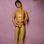 vintage ken doll nude black hair blue eyes nude no clothes