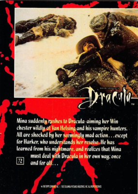 Bram Stoker's Dracula Trading Card Topps 1992 Horror #72 | eBay