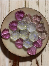 czech glass beads maple leaf beads and flowers